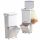 Waste bin and separation bin Tip Top 37 l waste bin with 2 compartments