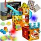  Kruzzel Magnetic Blocks Magnetic Blocks Construction Educational Puzzle Set 75 pcs.