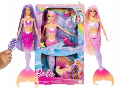  BARBIE MERMAID MALIBU DOLL WITH LONG HAIR that changes color