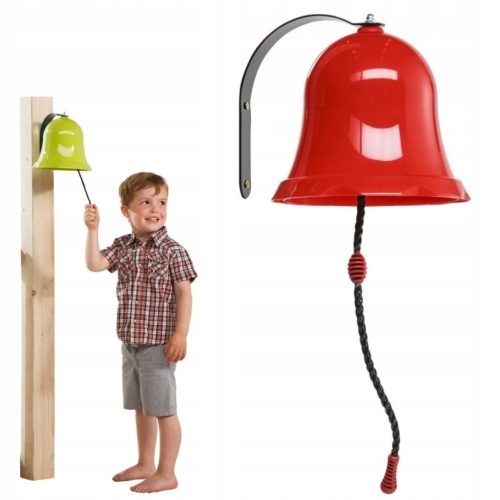 Red playground bell