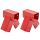 A set of connectors for the Tribecco swing, 2 pieces, red