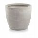 Pots and planters for outdoor and garden Polnix flowerpot 44 cm x 45 x 44 cm Diameter 45 cm Ceramic in the colors grey and silver