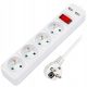 Blow bar extension cable 5 m, 4 pcs. sockets, white