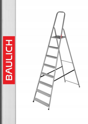 Drabest ladder 2.68 m steel up to 125 kg