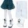  Velvet 100 den 3D opaque children's tights T-Band WHITE