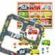  ROAD HIGHWAY TRACK PUZZLE + VEHICLES CARS TRAFFIC SIGNS TOOKY TOY