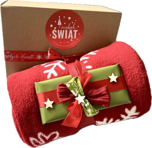  Great idea for a HOLIDAY GIFT Christmas Blanket Set Chocolate under the Christmas Tree