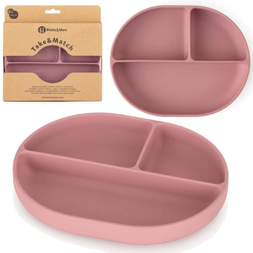  Petite&mars Teller, pink Silicone