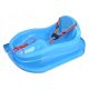  Sled slider slide for children backrest safety belts blue handle