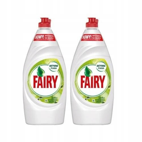  Fairy apple scented dishwashing liquid 2x900ml