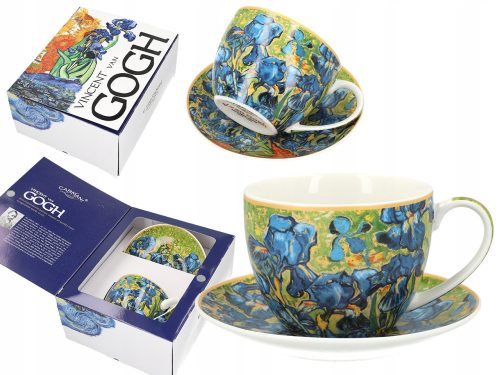 Cup and saucer for coffee and tea Carmani Vincent van Gogh cup, porcelain, 250 ml, 1 pc.