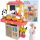  Large children's kitchen, 63 cm, tap, steam burner + food accessories