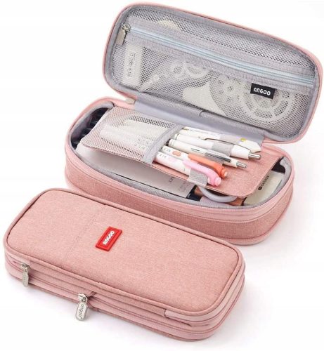  Pencil Case for School, Double Pouch Organizer (C004)