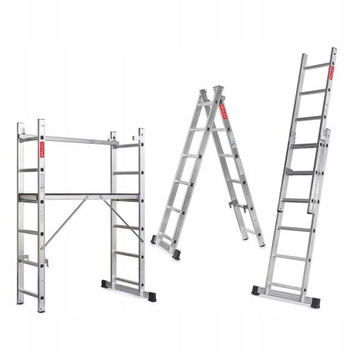 Structural Ladder 2.98 m Aluminium 2 x 6 up to 150 kg