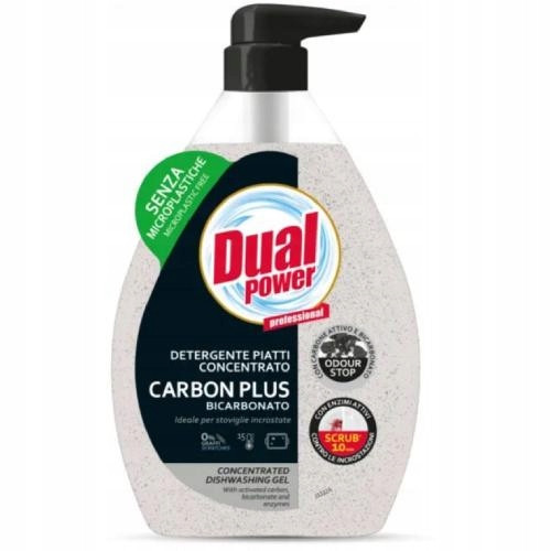  Dual Power CarbonPlus BICARBONATO dishwashing liquid with pump Carbon 0.6L