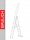 Structural Ladder 6.55 m Aluminium 3 x 11 up to 150 kg
