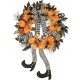  KI Store Halloween wreath with lights and timer for the front door