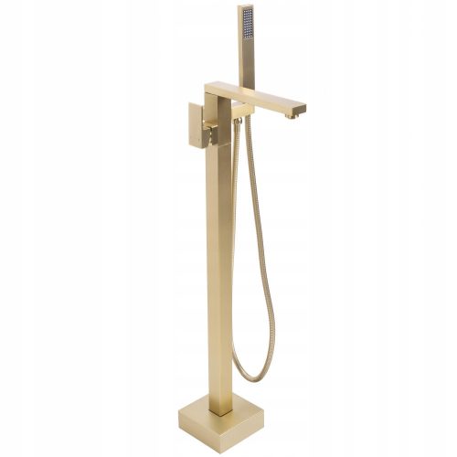 Rea Tery Freestanding Single Lever Bathtub Faucet, Gold