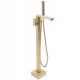 Rea Tery Freestanding Single Lever Bathtub Faucet, Gold