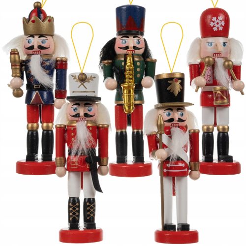  wooden nutcracker Christmas tree decoration