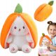  LARGE MASCOT RABBIT CARROT IN CARROT PLUSH TOY WITH EARS 2in1 35CM