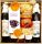  BASKET GIFT SET GIFT TEA LEMON RASPBERRY JAM HONEY SYRUP