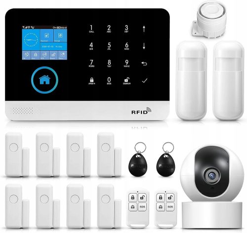 WIRELESS HOME ALARM KIT PGST GSM/WIFI MOTION SENSOR