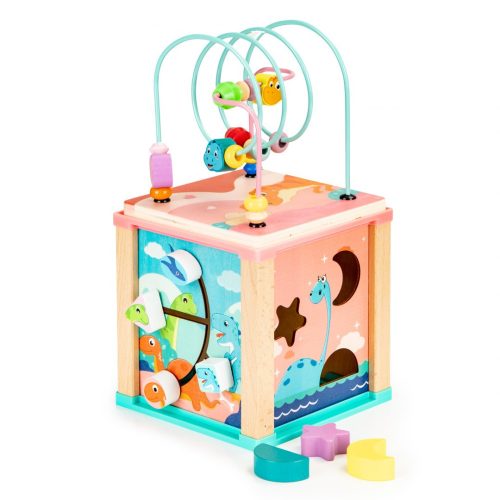  Wooden learning cube sorter from Mula Ecotoys as a gift for a child