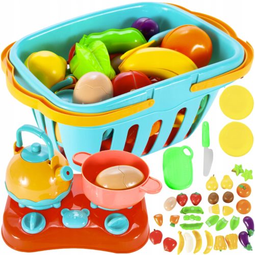  WOODEN VEGETABLES AND FRUIT CUTTER SET XXL