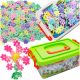  SET Building Blocks for Children Colorful SNOWFLAKES 1000e BOX