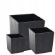 Pots and planters for outdoor and garden Flowerpot Lamela 30 cm x 30 x 30.5 cm Diameter 30 cm Plastic black + 2 more products