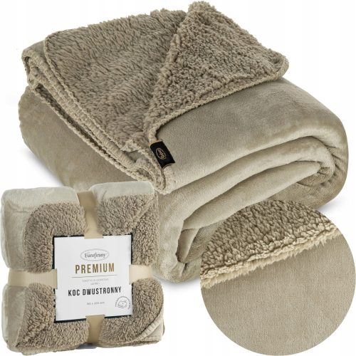 SOFT BLANKET PLUG SLEEVE FOR A Eurofirany microfiber blanket 170 cm x 210 cm beige