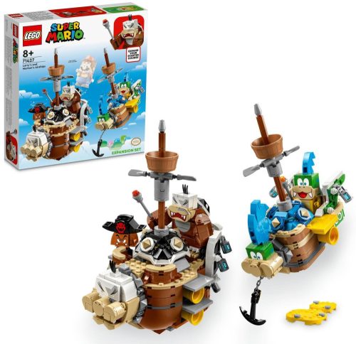  LEGO Super Mario 71427 Larry and Morton's Airships - Expansion Set + Lego Adults and Children 2024 electronic