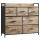  Zanzara chest of drawers, rustic beige, 98 x 28.5 x 85 cm, matte beige tones