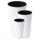 Pots and planters for outdoor and garden Flowerpot Lamela 25 cm x 25 x 46.6 cm Diameter 25.5 cm Plastic white + 2 more products