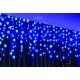  Christmas tree lights icicles 200 LED BLUE + FLASH SPARK icicles 101 - 200 lights