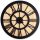Clock for home Janus wall clock, beige, black, shades of brown, multicolored, 59 cm