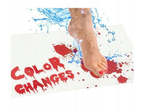 Bathroom Rugs Bloody Color Changing Bathroom Mat