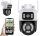 OUTDOOR CAMERA with two ROTATING IP DUAL ULTRA 6Mpix WIFI 4xZOOM IR lenses