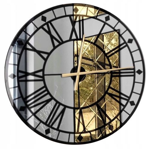 Clock for home Galakor Wall Clock Black, Silver, Gold 80cm