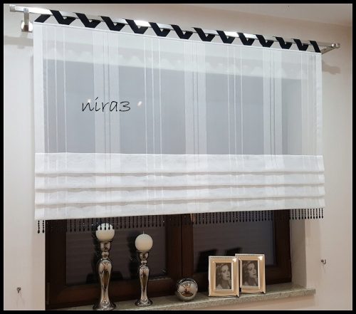 Curtains, Curtains ready Firana wool privacy panel 110 cm x