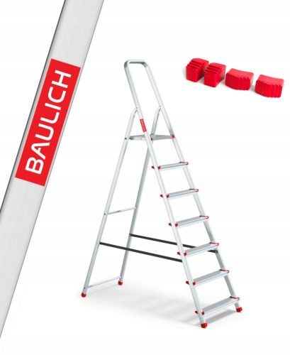 Structural ladder 3.4 m aluminum up to 125 kg