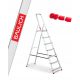 Structural ladder 3.4 m aluminum up to 125 kg