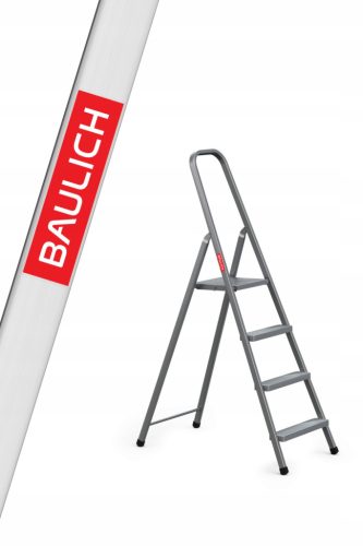 Structural ladder 2.75 m steel 4 to 125 kg