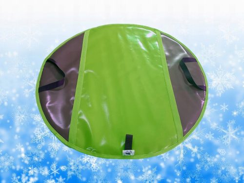  Soft sliding sled - 60cm. PVC + filler Gray/green