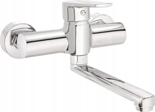  Deante Tubo wall-mounted washbasin mixer, chrome