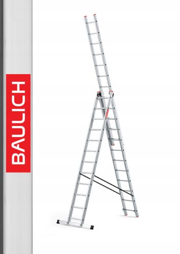 Structural Ladder 8.1 m Aluminium 3 x 12 up to 150 kg