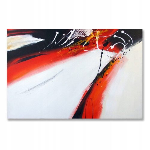 Pictures on the wall Abstract Bueno 1 Canvas painting 60/60 cm hand painted