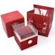 ETERNAL ROSE IN A ROTATING BOX, VALENTINE'S DAY GIFT BOX + NECKLACE