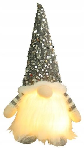  GREEN gnome SANTA CLAUS *LED* LUMINOUS